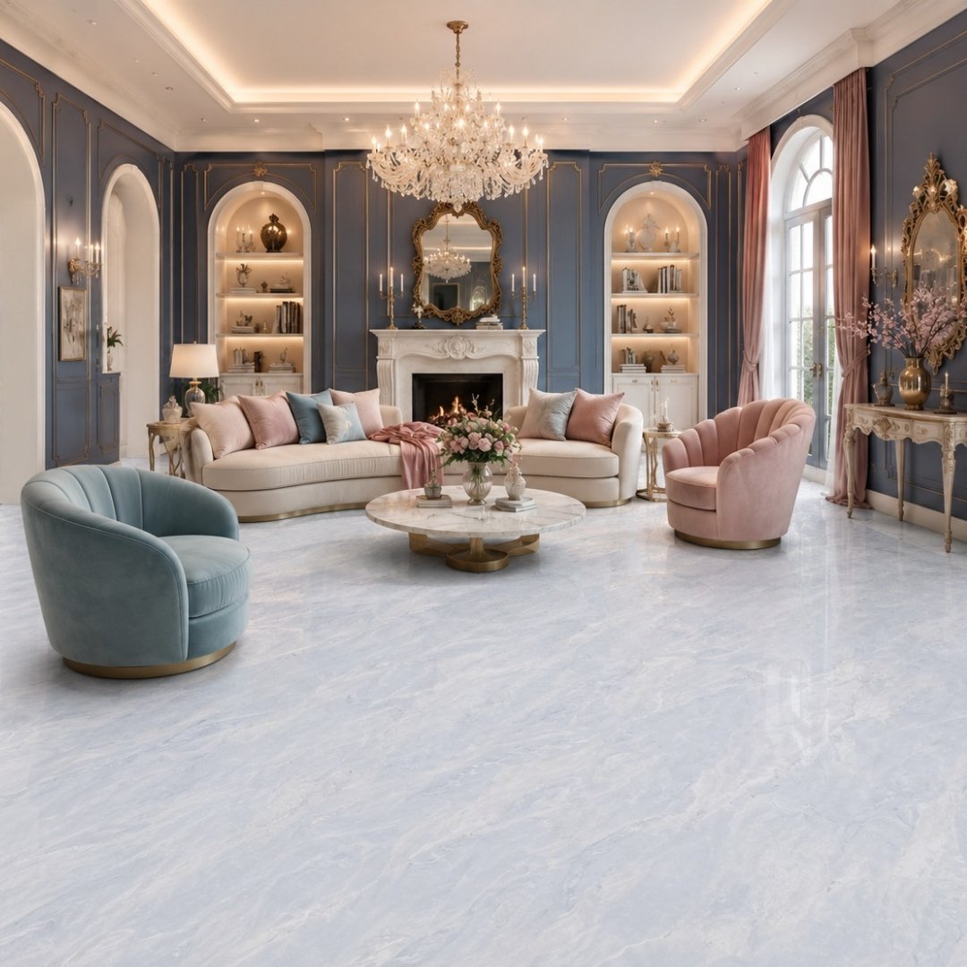 AL Martic Azul Marble & Stone Living Area Tiles - My Home Studio